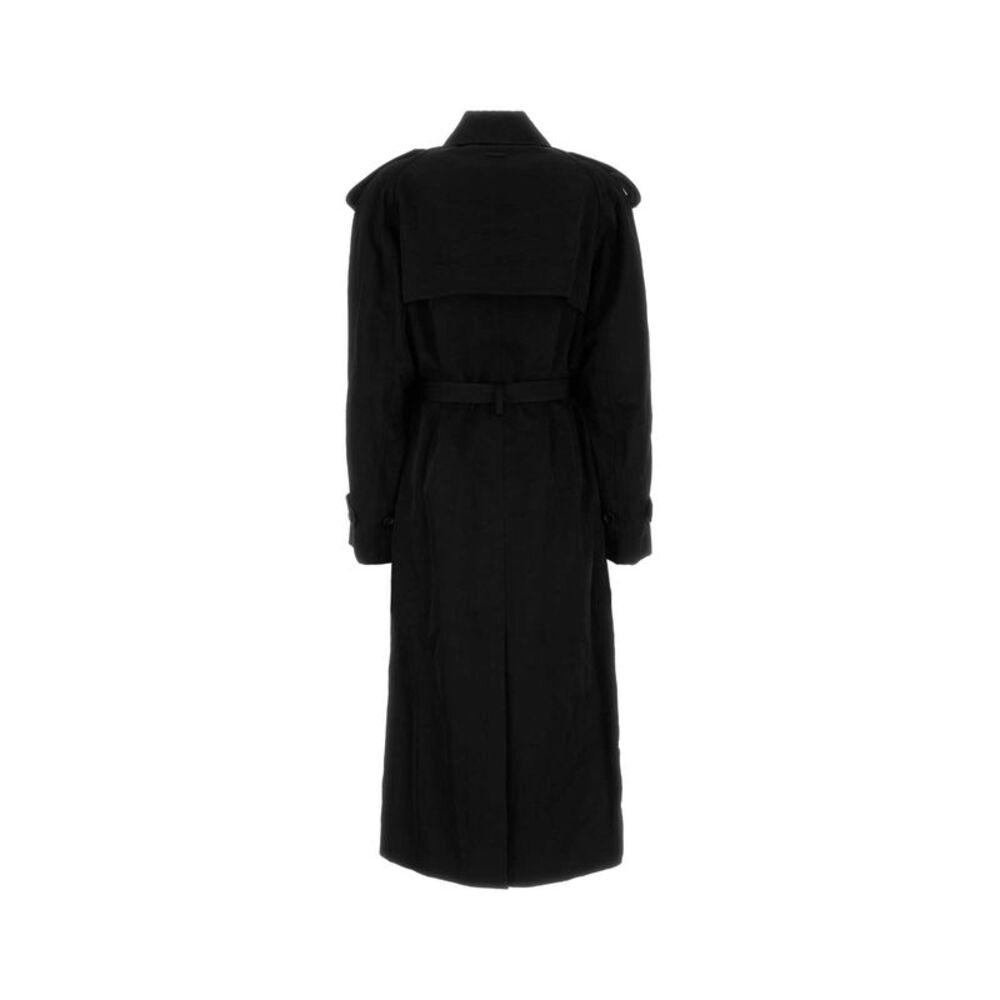 Jw Anderson Women Black Nylon Trench Coat - Picture 2 of 2